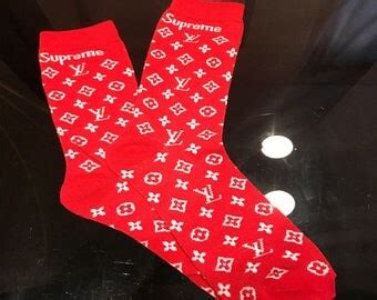 supreme louis vuitton socks price|supreme x Louis Vuitton jacket.